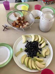 Gesundes Frühstücksbuffet